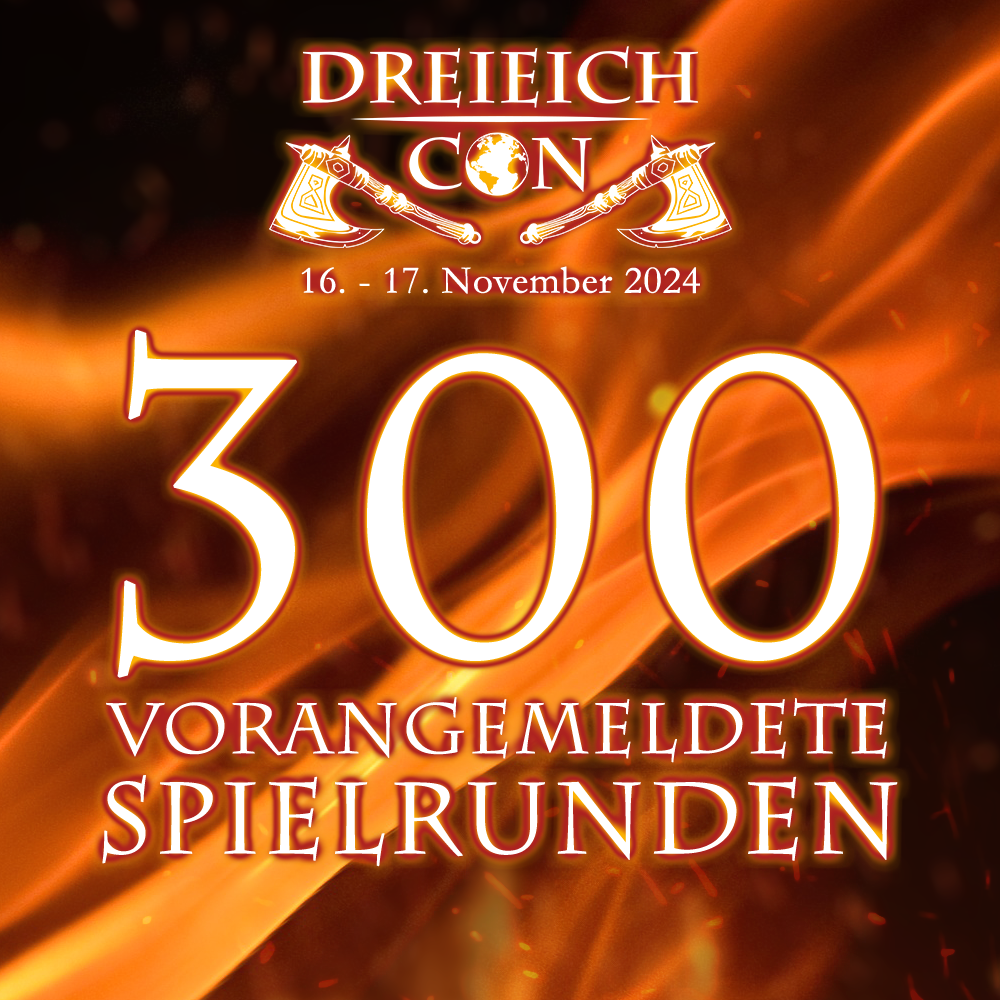 Über 300 vorangemeldete Spielrunden